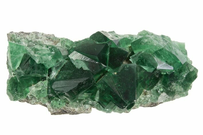 Fluorescent Green Fluorite Cluster - Diana Maria Mine, England #319132